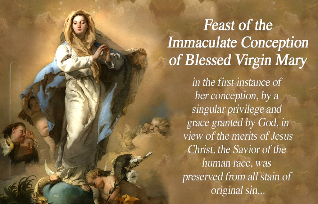 FEAST OF IMMACULATE CONCEPTION